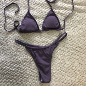 Purple bikini set